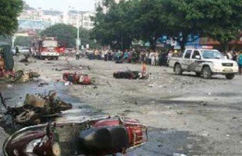 桂林一學(xué)校大門(mén)附近發(fā)生爆炸 疑已有1人死亡