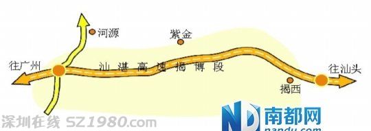 廣州至汕頭多了條高速公路 可節(jié)省1小時