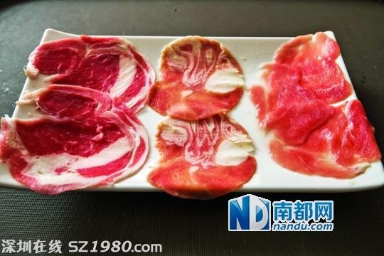 廣州批發(fā)市場(chǎng)售假 5斤40元羊肉卷全是鴨肉做