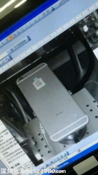 疑似iPhone 6工廠測(cè)試照泄露 機(jī)身更修長