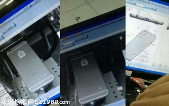 疑似iPhone 6工廠測(cè)試照泄露 機(jī)身更修長
