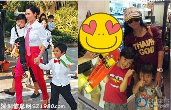 張柏芝怕兒?jiǎn)枺簨寢尀楹斡羞@多 叔叔 ？