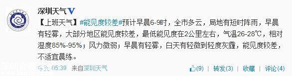 <a href=http://www.sz1980.com/shenzhen/ target=_blank class=infotextkey><a href=http://www.zshb029.com/shenzhen/ target=_blank class=infotextkey>深圳</a></a>天氣（9.26）：多云有灰霾 局地有陣雨 
