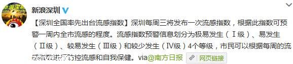 <a href=http://www.sz1980.com/shenzhen/ target=_blank class=infotextkey><a href=http://www.zshb029.com/shenzhen/ target=_blank class=infotextkey>深圳</a></a>每周三發(fā)布流感指數(shù) 為市民提供預警服務
