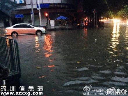 深圳(www.zshb029.com)暴雨致多條主干道水浸 交通基本中斷