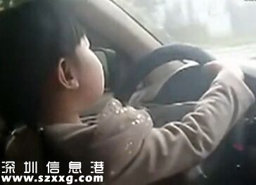 4歲男孩車技老練 盤點(diǎn)小孩開車事件