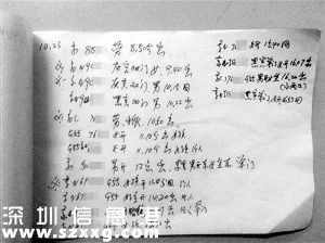 嫌疑人的筆記本上，記著多輛豪車牌照、出入時(shí)間等信息