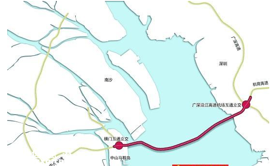 深中通道主體工程后年動工 預計2023年通車