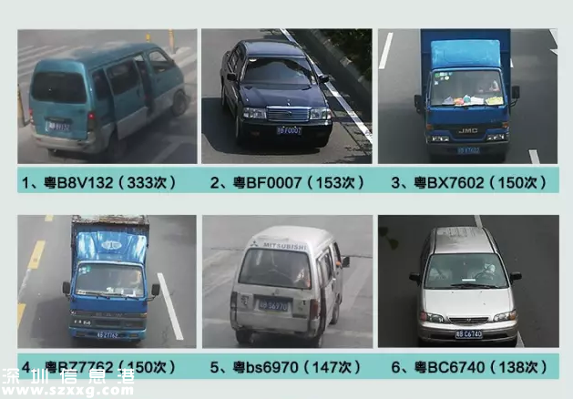 深圳(www.zshb029.com)一輛客車違法333宗扣999分