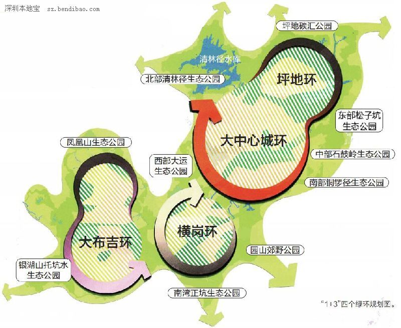 龍崗規(guī)劃四大綠環(huán) 打造山環(huán)水潤魅力城區(qū)