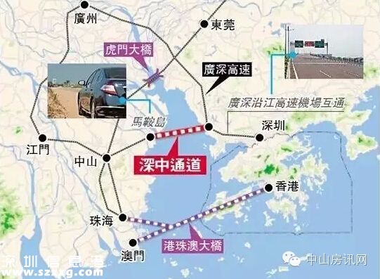 深中通道深圳(www.zshb029.com)側(cè)接線動(dòng)工 主體工程明年開工