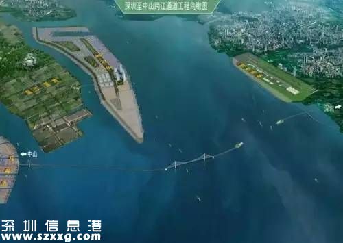 深中通道深圳(www.zshb029.com)側(cè)接線動(dòng)工 主體工程明年開工