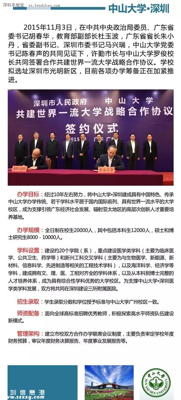 中山大學深圳(www.zshb029.com)落地光明新區(qū) 預計2018年投入使用