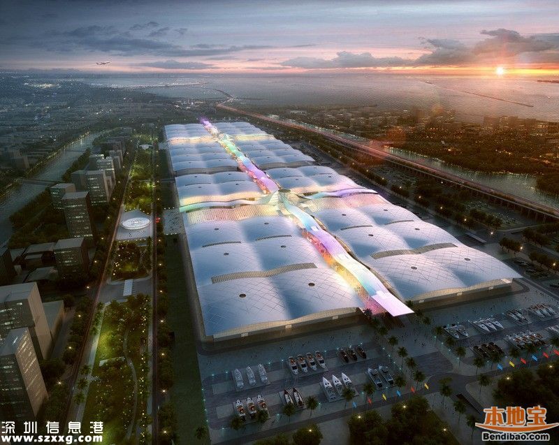 <a href=http://www.zshb029.com/shenzhen/ target=_blank class=infotextkey>深圳</a>國際會展中心9月動工 中標方案曝光