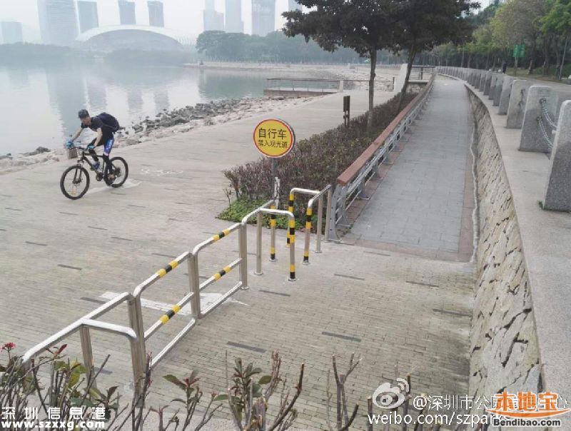深圳灣公園人車混行怎么治？或增建7座橋