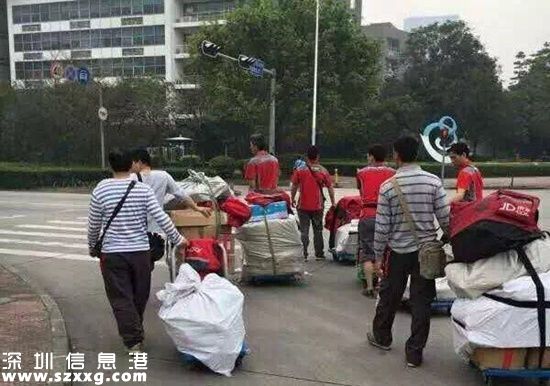 <a href=http://www.zshb029.com/shenzhen/ target=_blank class=infotextkey>深圳</a>交警：快遞大企業(yè)現(xiàn)在運(yùn)轉(zhuǎn)很正常