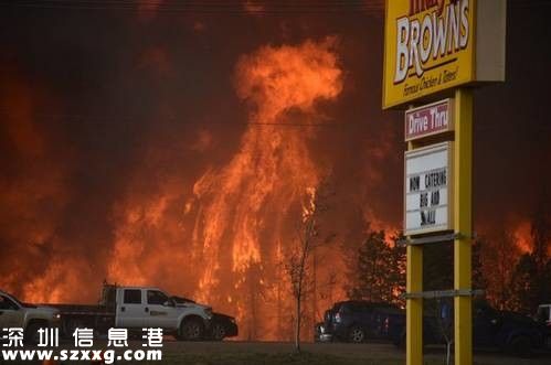 加拿大在燃燒！山火失控，10萬(wàn)人逃離，城市一片廢墟……