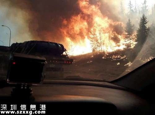加拿大在燃燒！山火失控，10萬(wàn)人逃離，城市一片廢墟……