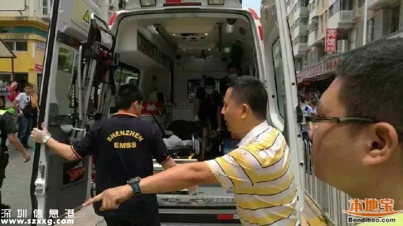 深圳梅林書記施救下水道工人 被噴滿臉污水