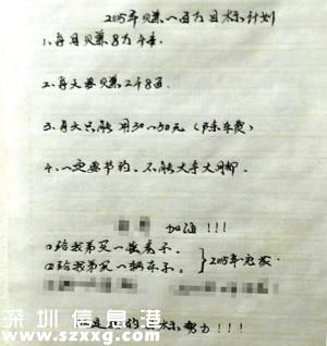 民警在嫌疑人的住處發(fā)現(xiàn)墻上貼著嫌疑人擬定的計(jì)劃書(shū)