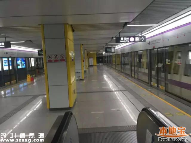 深圳最荒涼地鐵站top5 偌大的地鐵站竟沒(méi)有人