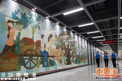 深圳地鐵11號線9個站點有藝術(shù)墻 都長什么樣？