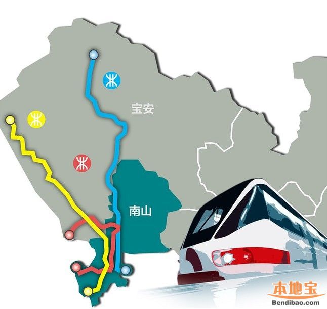 南山將新增3條地鐵線 12、13、15號線站點+線路