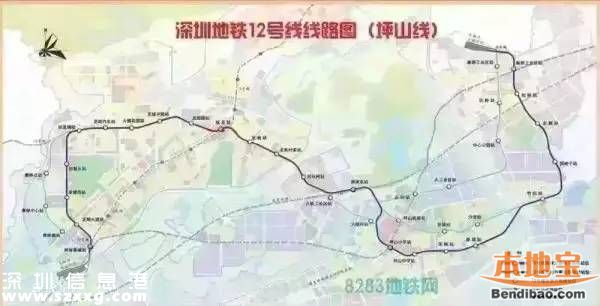 南山將新增3條地鐵線 12、13、15號線站點+線路