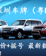 深圳小汽車車牌最新數(shù)據(jù)結果(搖號+競價)