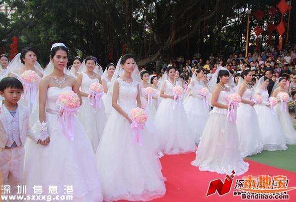 2016南山集體婚禮開始報名 收費標準僅999元