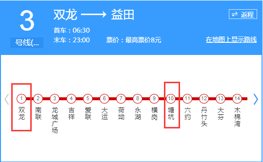 今日地鐵3號(hào)線塘坑-雙龍段提前結(jié)束運(yùn)營