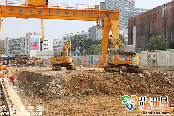 <a href=http://www.zshb029.com/shenzhen/ target=_blank class=infotextkey>深圳</a>地鐵8號(hào)線海山站 進(jìn)入主體結(jié)構(gòu)施工階段