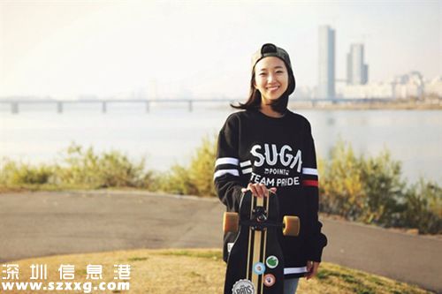 韓國(guó)滑板女神