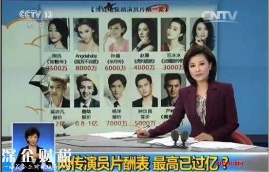 官方重拳出擊！明星“天價片酬”現象有望被遏制